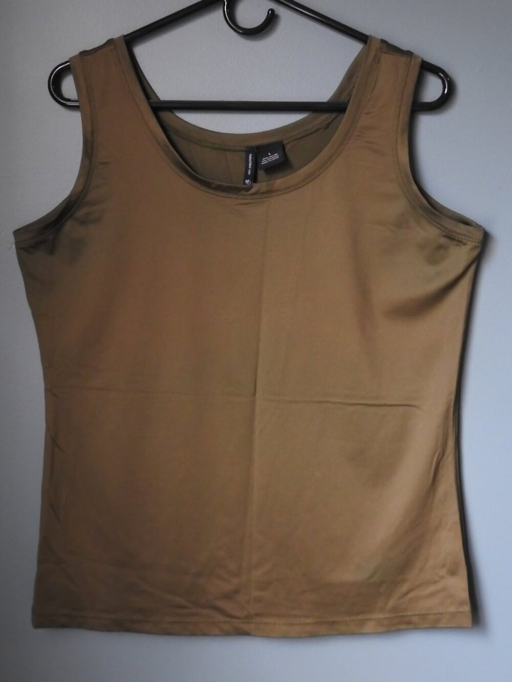 New Directions Nylon Tank Top/Cami - Large Dark Green